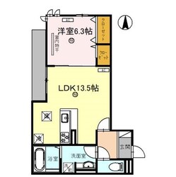 武庫之荘駅 徒歩13分 2階の物件間取画像